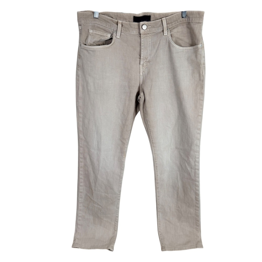 J Brand Kane Slim Straight‎ Jeans Mens 36x30 Daxx Astro Grey Stretch Denim read